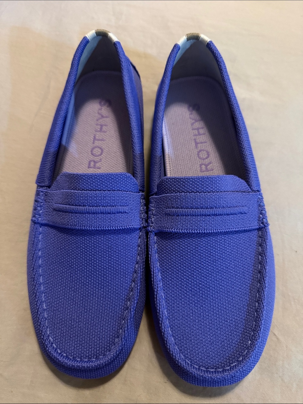 Rothy's Woman’s Periwinkle Drivers- Size 8.5 - Picture 1 of 6